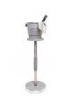 Ground steel base (no glacette)