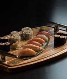  Glossy Teak Tray