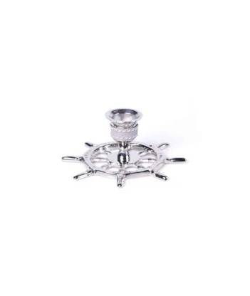 Rudder Taper Candle Holder - Nickel