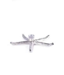  Starfish Taper Candle Holder - Nickel