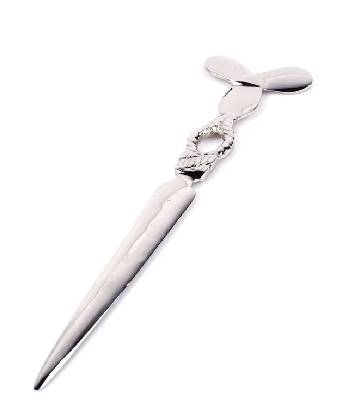 Nickel Letter Opener - Propeller