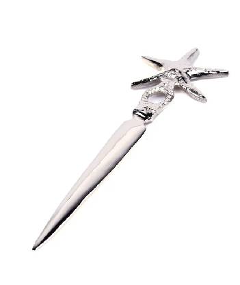 Nickel Letter Opener - Starfish