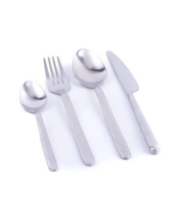 Satin Steel Cutlery - 16 pcs -