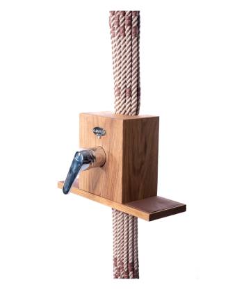 Rope covered shower - for outdoor use