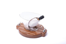  Teak base with glacette