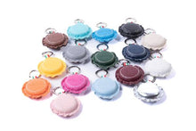  Rosetta - Floating leatherette keychain