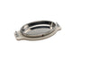 Oval serving tray Wood/Steel - large