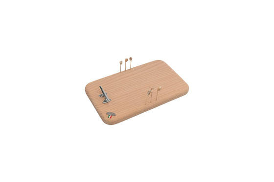 Chopping board/Aperitif holder, in beech