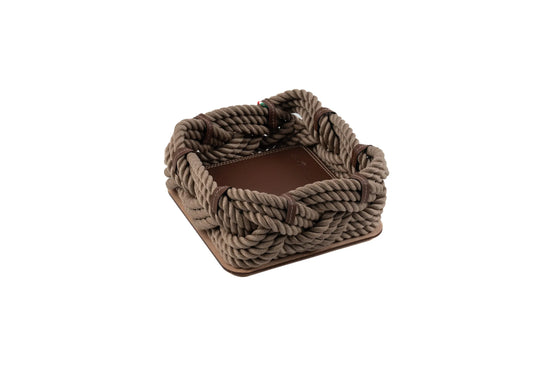 Square rope basket