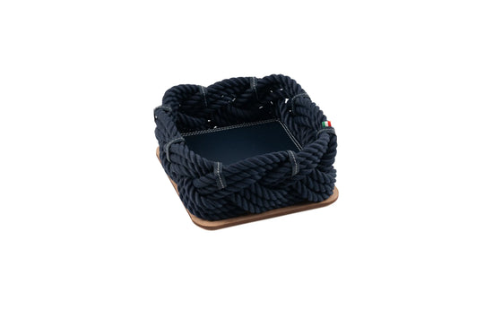 Square rope basket