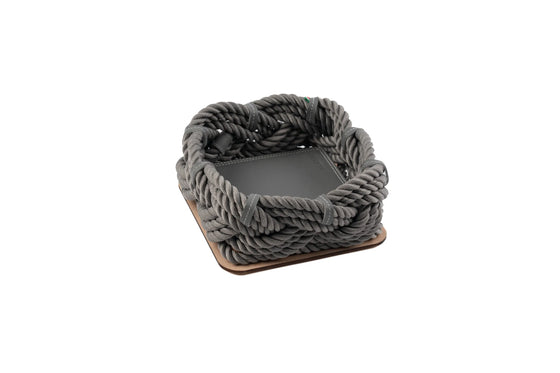 Square rope basket