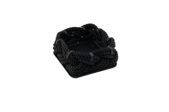 Square rope basket