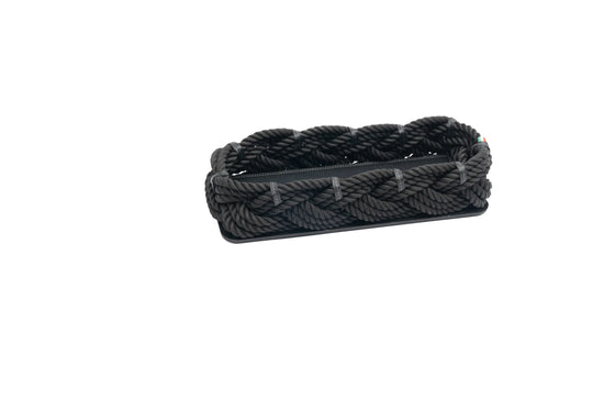 Medium rectangular rope basket