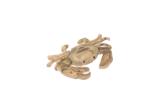 Beached wooden subjects - medium crab
