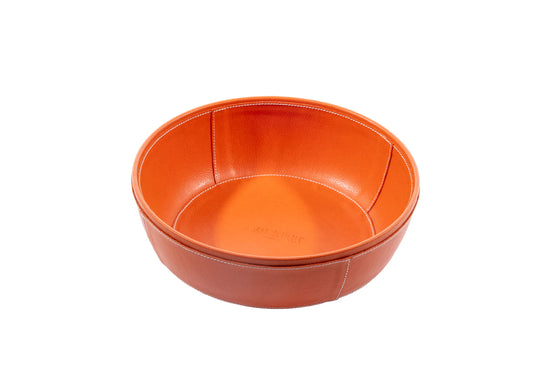 Concave round tray