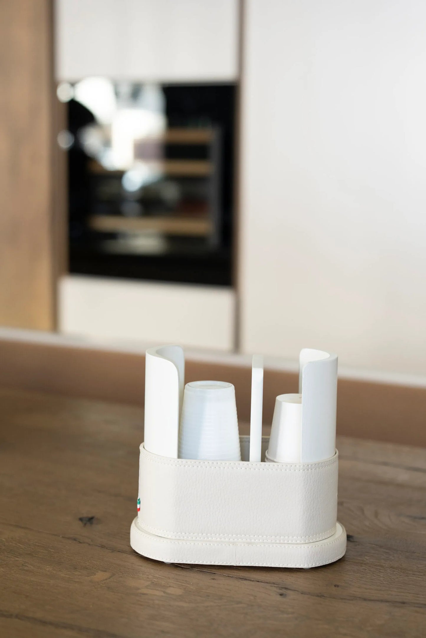 Wooden cup holder - water/coffee