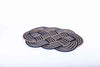 Oval Rope Placemat in Navy Blue and White