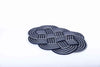 Oval Rope Placemat in Navy Blue and White