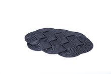  Oval Rope Placemat in Navy Blue