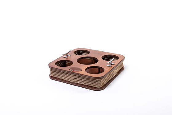 Tray with Built-In Cupholders