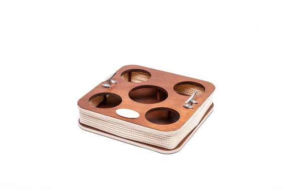 Tray with Built-In Cupholders